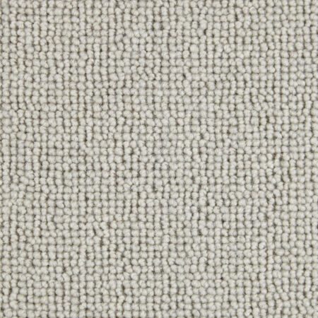 Artistry Silver Synthetic and Wool Plain Carpet