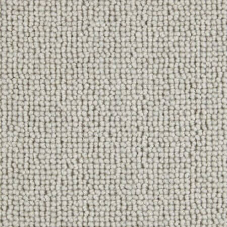 Artistry Silver Synthetic and Wool Plain Carpet