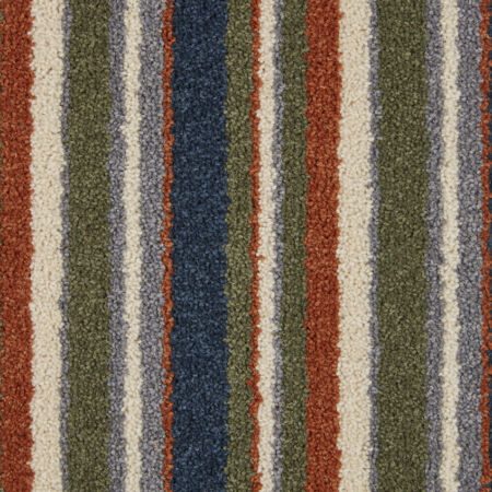 Artwork Special Edition Stripe Contemporary Wool and Synthetic Heather Carpet