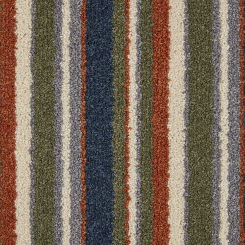 Artwork Special Edition Stripe Contemporary Wool and Synthetic Heather Carpet