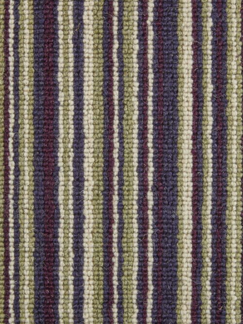 Kaleidescope Rainforest Wool Rib Stripe Carpet