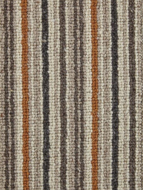 Kaleidescope Sandstorm Wool Rib Stripe Carpet