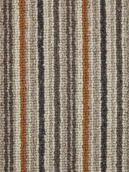 Kaleidescope Sandstorm Wool Rib Stripe Carpet