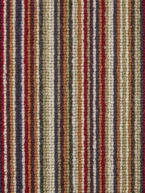 Kaleidescope Woodland Wool Rib Stripe Carpet