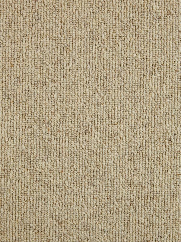 KINGSMEAD CARPETS MINERAL STRIPE JET BROWN AND BEIGE 100% WOOL LOOP ANY SIZE 
