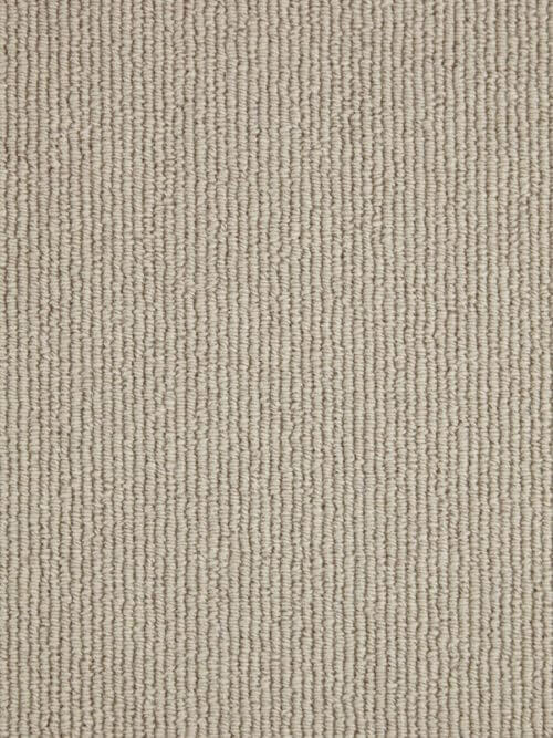 Natural Rib Natural Plain Wool Carpet