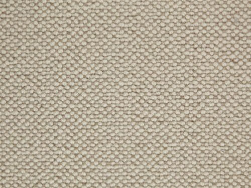 Suffolk Berber Ripple Chalk Wool Plain Carpet