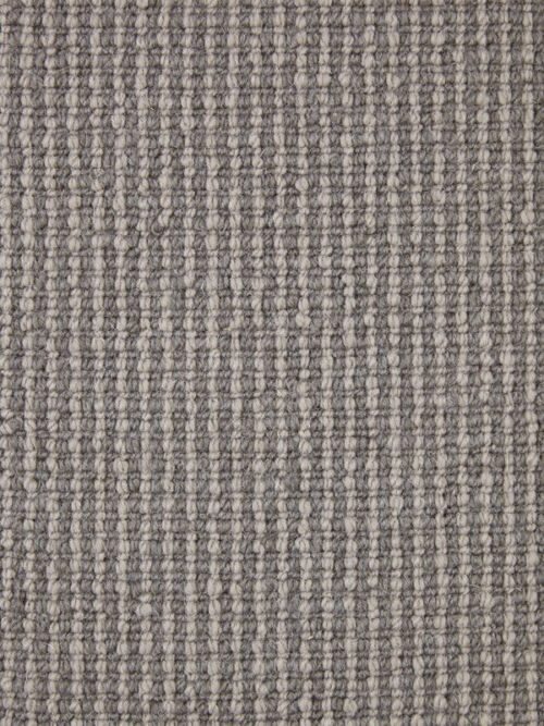 Templeton Design Kiln Ash Wool and Synthetic Rib Stripe Carpet