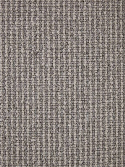 Templeton Design Kiln Ash Wool and Synthetic Rib Stripe Carpet